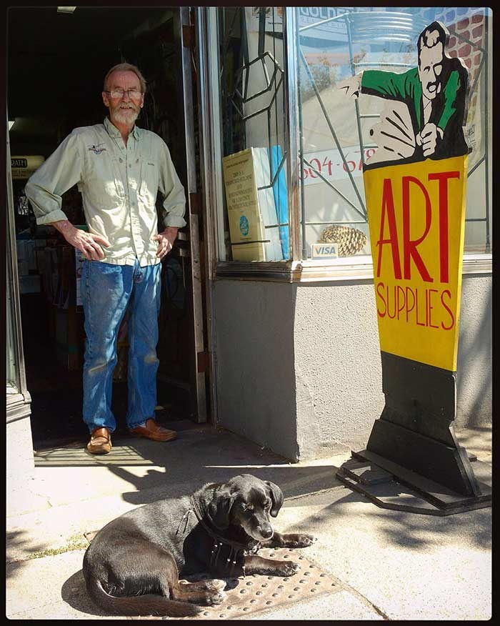  Stan, the proprietor of RATH Art Supply. Photo: Jennifer Chernecki