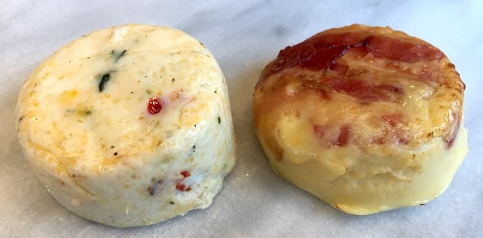  Egg White & Roasted Red Pepper and Bacon & Gruyere Sous Vide Egg Bites at Starbucks Canada (Lindsay William-Ross)