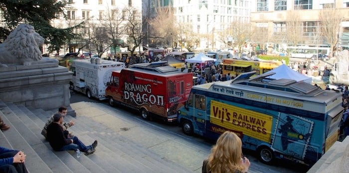  More than 20 food trucks will take part in the seventh annual Street Food City festival at the Vancouver Art Gallery beginning Jan. 22. (Photo: Street Food City)