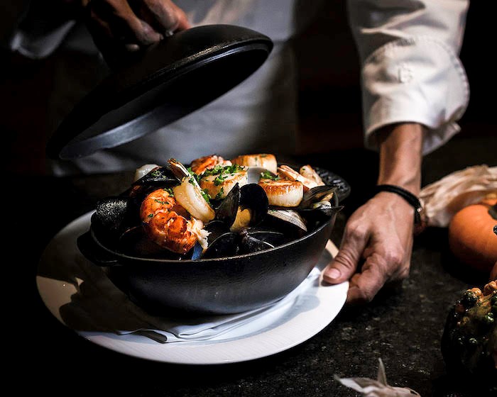 While the grown ups enjoy YEW's incredible seafood, they've got lots for the kids to eat and do (Photo courtesy YEW seafood + bar)