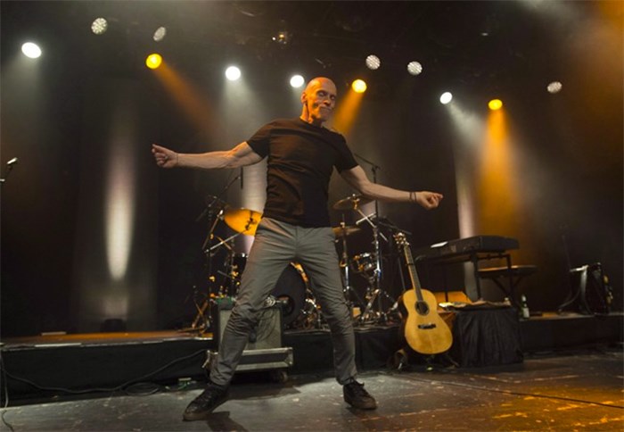  Spirit of the West frontman John Mann performs his final concert in Vancouver, Saturday, April 16, 2016.THE CANADIAN PRESS/Jonathan Hayward