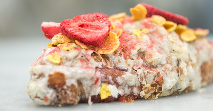  Strawberry Frosted Flake Double Baked Croissant (Photo courtesy Beta5)