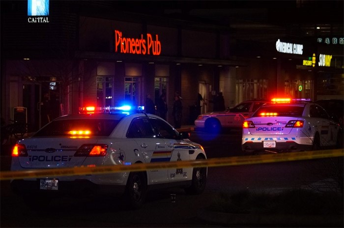  Pioneer Pub in Richmond saw a man wielding a rifle attack a patron on Jan.18. Two men believed to be involved in the incident were later arrested at a Vancouver restaurant.