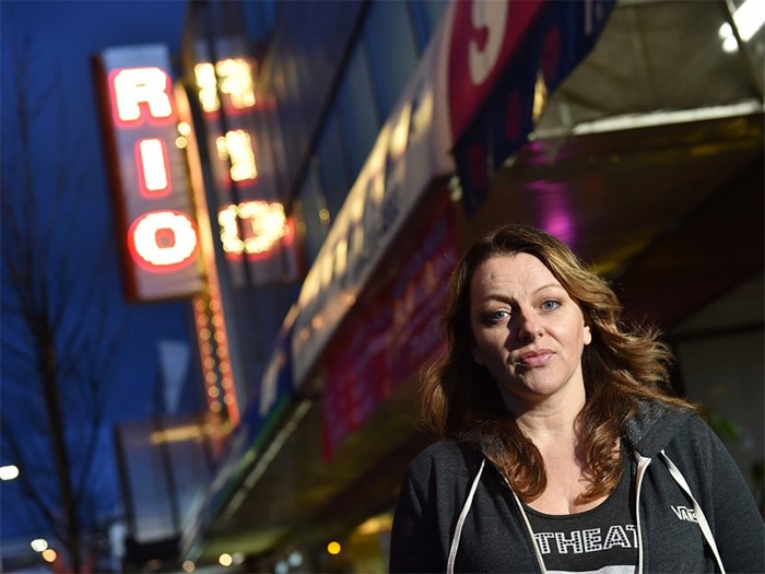  Rio Theatre operator Corrine Lea is looking to buy back the Rio Theatre and save it from potential purchase pressures. Photo Dan Toulgoet