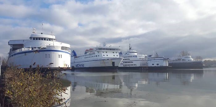  Ferries at Deas Dock in November 2017 (