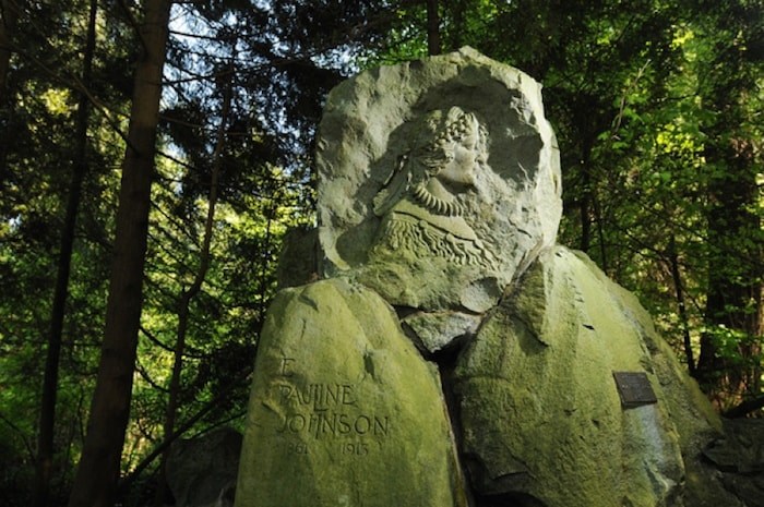  Pauline Johnson memorial in 2012 (Photograph By DAN TOULGOET)