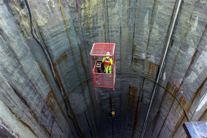  Crews work on Metro Vancouver's Port Mann water tunnel project, one similar to the project now beginning under the Second Narrows. photo supplied, Metro Vancouver