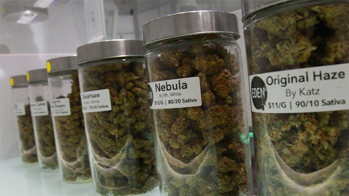 Jars of cannabis entice customers at Vancouver's Buddha Bar | Rob Kruyt