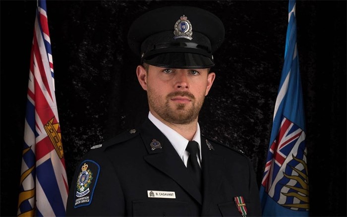  Bryce Casavant served as a BC conservation officer from 2013-2015.