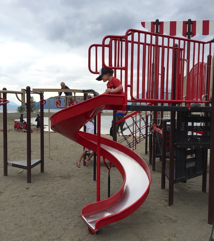  If the rain holds off, let the kids burn off some energy at the lake-side playground (Photo: V.I.A.)