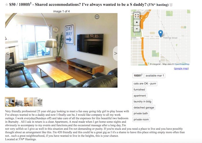  Screenshot/Craigslist