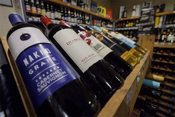  Bottles of British Columbia wine on display at a liquor store in Cremona, Alta., Wednesday, Feb. 7, 2018. The British Columbia government has launched a formal challenge against Alberta's ban on its wines.THE CANADIAN PRESS/Jeff McIntosh