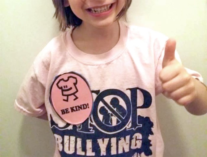  Pink Shirt Day a couple years back, where the schools were a sea of pink in support of an anti-bullying message