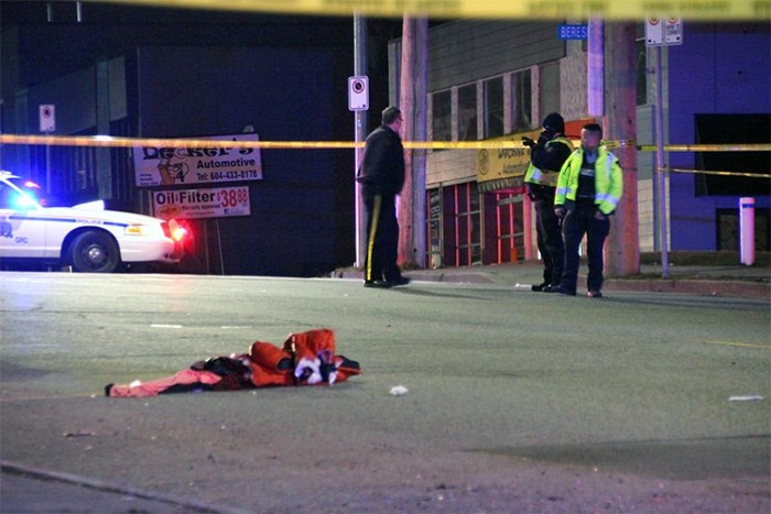  Police investigate a pedestrian hit-and-run that critically injured a 68-year-old man near the intersection of Gilley Avenue and Beresford Street.