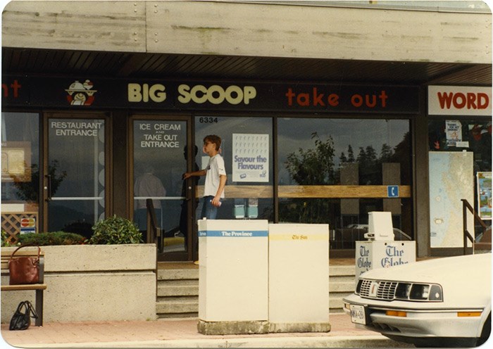  Grant's first job was as a dishwasher at the Big Scoop restaurant in Horseshoe Bay.