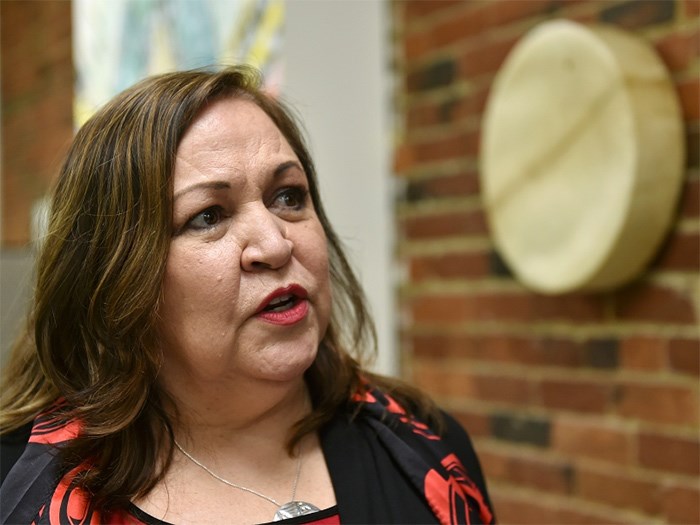  Penny Kerrigan attended the official opening Monday of a temporary refuge centre in the Downtown Eastside for survivors and families expected to attend the National Inquiry into Missing and Murdered Indigenous Women and Girls. Photo Dan Toulgoet