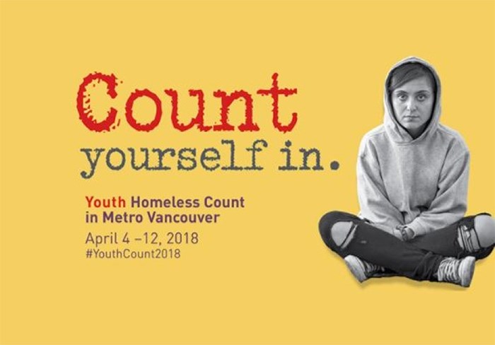  Image: Metro Vancouver/Youth Homeless Count Poster