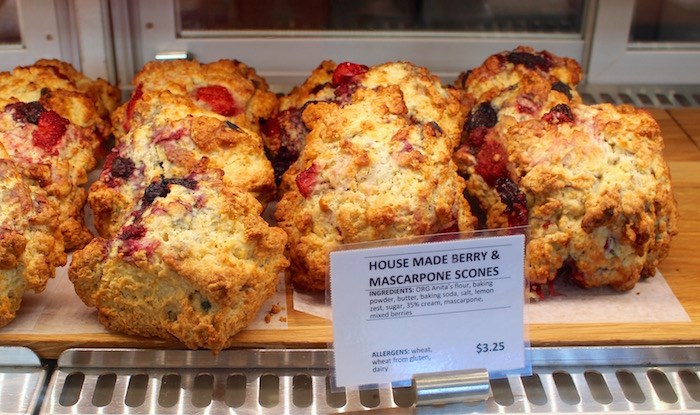  House made scones at DALINA (Lindsay William-Ross/Vancouver Is Awesome)