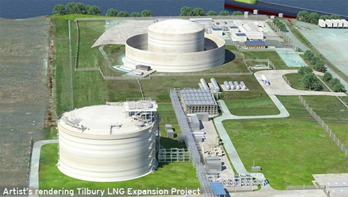 Artist's rendering of the Tilbury LNG Expansion Project.   Photograph By FortisBC
