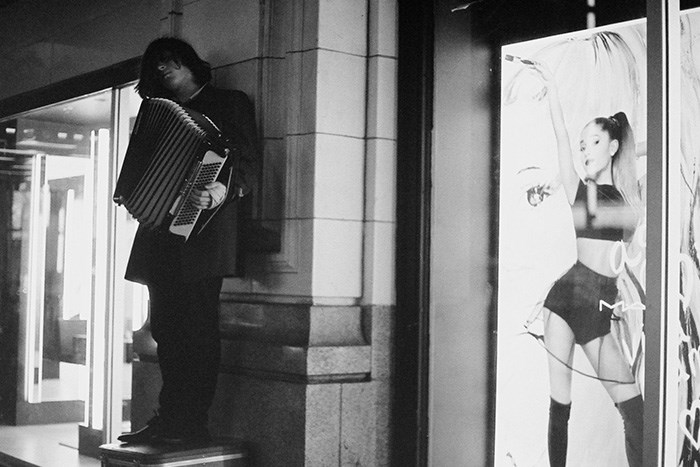  Accordion. Granville & W Georgia, Downtown - 