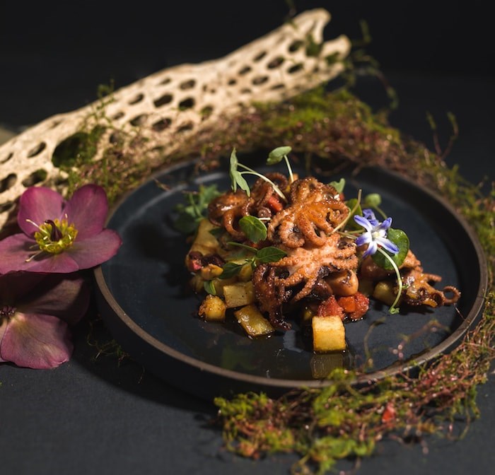  Spanish Braised Baby Octopus (Photo by Thomas Bullock/courtesy Escobar)