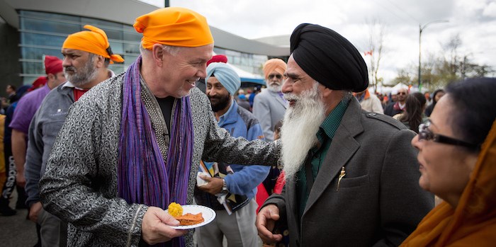  B.C. Premier John Horgan attends the 2017 Vancouver Vaisakhi Parade (