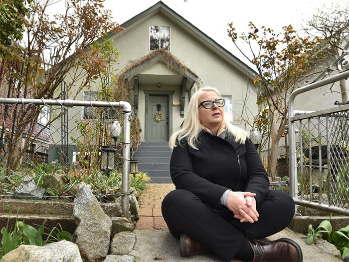  Christine Oviedo will be sad to leave the Grandview-Woodland home that's been in her family for eight decades. Photo Dan Toulgoet