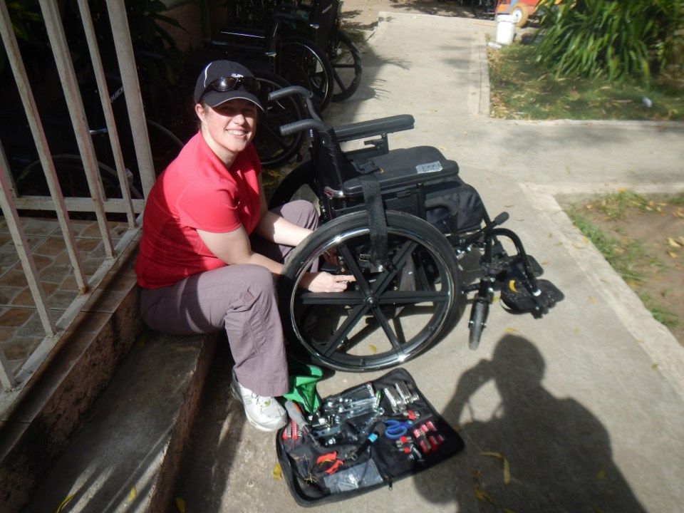  Photo Emma Smith on a volunteer trip to Cap Haitien, Haiti with Team Canada Healing Hands