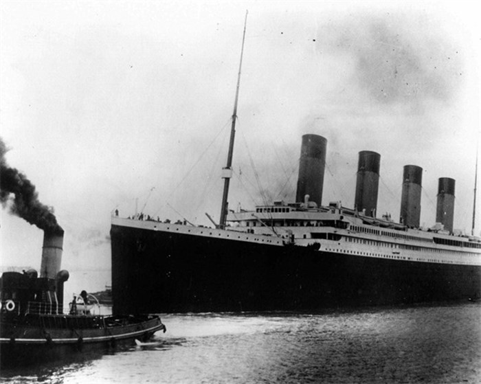  The British liner Titanic sails out of Southampton, England, at the start of its doomed voyage on April 10, 1912. More than a century after the Titanic was swallowed by frigid waters, Nova Scotians gathered in Halifax to remember the lives lost during the ship's fateful maiden voyage. Some 1,500 passengers and crew members died on April 15, 1912, when the so-called 
