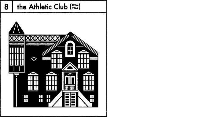  8. Vancouver Athletic Club (1906-1946, gymnasium, indoor sports hall, currently the site of the Amec building)