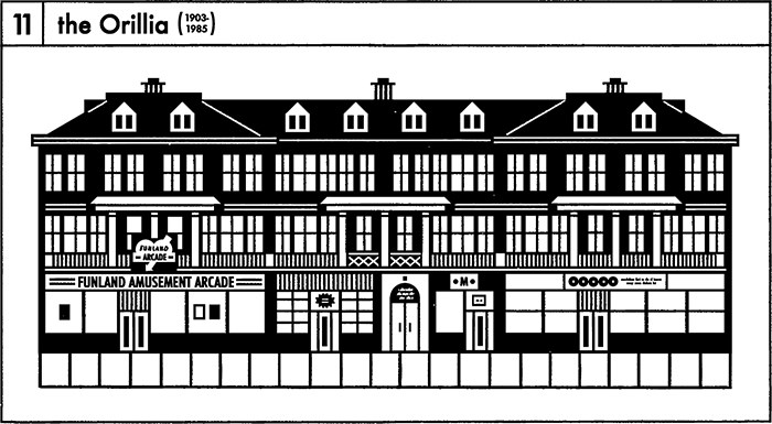  11. the Orillia (1903-1985, a mixed use structure on Robson and Seymour, eventually replaced by the Vancouver Tower)