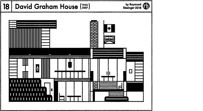  18. David Graham House (1963-2007, an internationally known and impressively-stepped west coast modern house by Arthur Erickson)