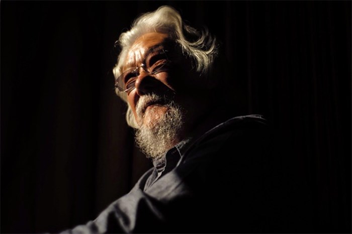 Scientist, environmentalist and broadcaster David Suzuki is pictured in a Toronto hotel room, on Monday November 11 , 2016. A controversy over the University of Alberta's decision to award David Suzuki an honorary degree is growing in the province. The university announced on Apr. 10 that Suzuki will be one of 13 honorary degree recipients this June.THE CANADIAN PRESS/Chris Young