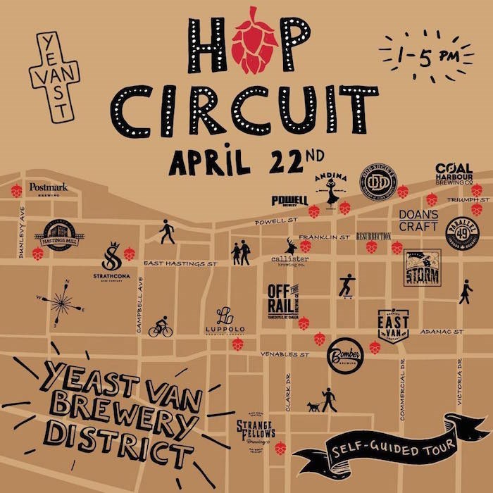  Hop Circuit 2018 map