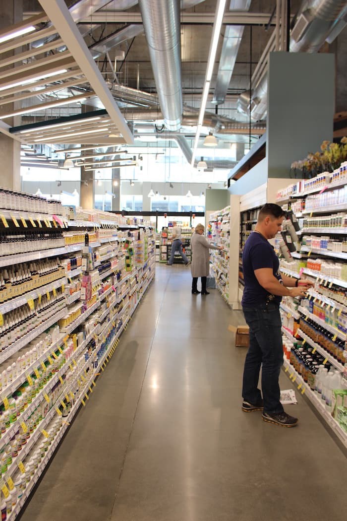  Stocking the health and beauty section's aisles (Lindsay William-Ross/Vancouver Is Awesome)
