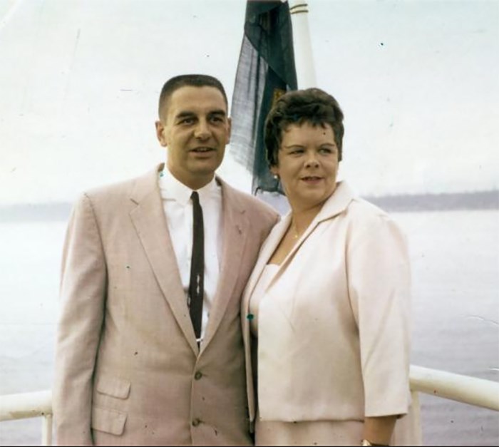  Rene Castellani and wife Esther