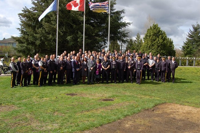  The 2017 Alexa’s Team members from B.C.’s Lower Mainland honoured at the Justice Institute of BC in New Westminster on April 17th for their work to reduce alcohol-related motor vehicle deaths in B.C. Photo submitted