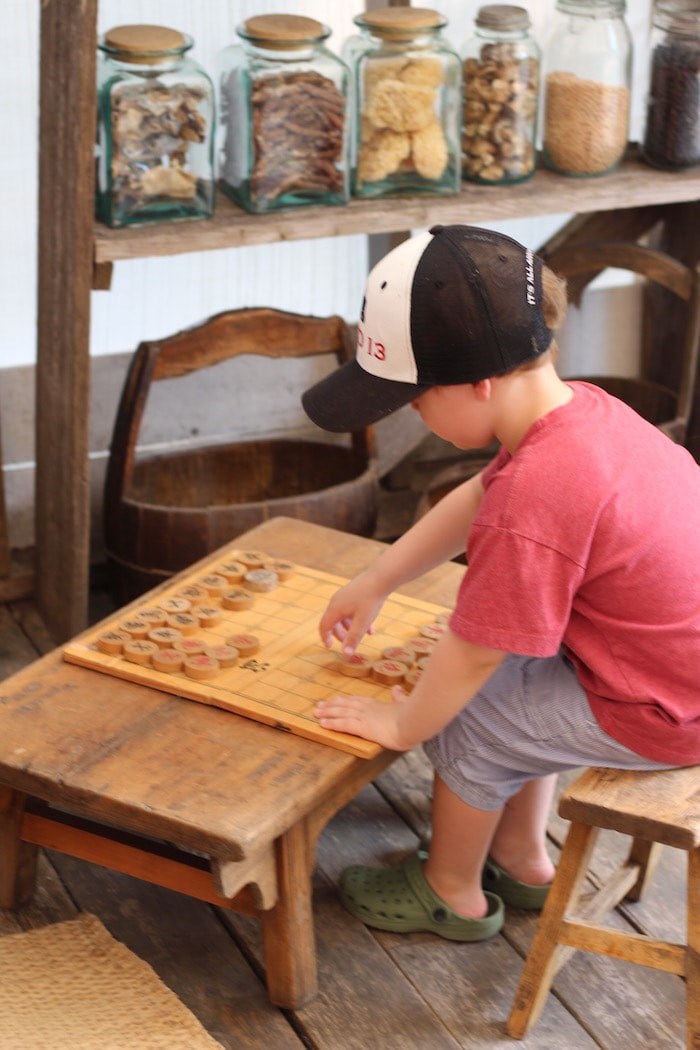  Hands on with history at the historic site's 