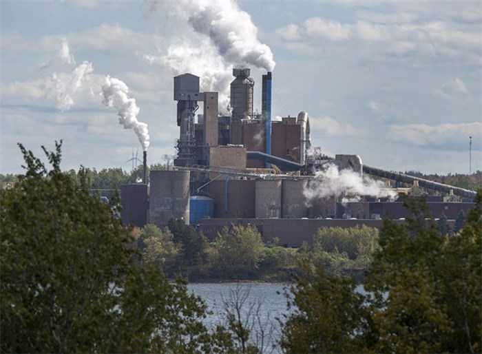  The Northern Pulp Nova Scotia Corporation mill is seen in Abercrombie, N.S. on October 11, 2017. An Environment Canada analysis says the federal government's carbon pricing plan will eliminate as much as 90 million tonnes of carbon dioxide by 2022. That is the equivalent to taking more than 20 million cars off the road and accounts for about 12 per cent of the total amount of what Canada emitted in 2016. THE CANADIAN PRESS/Andrew Vaughan