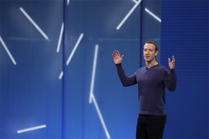  Facebook CEO Mark Zuckerberg makes the keynote address at F8, Facebook's developer conference, Tuesday, May 1, 2018, in San Jose, Calif. (AP Photo/Marcio Jose Sanchez)