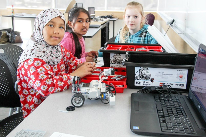  SFU offers a program that introduces coding to girls.