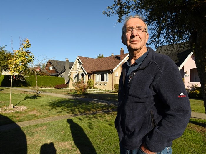  Allan Buium, chairman of the Riley Park South Cambie Community Vision Group, is worried about aspects of the Cambie Corridor plan. Photo Dan Toulgoet