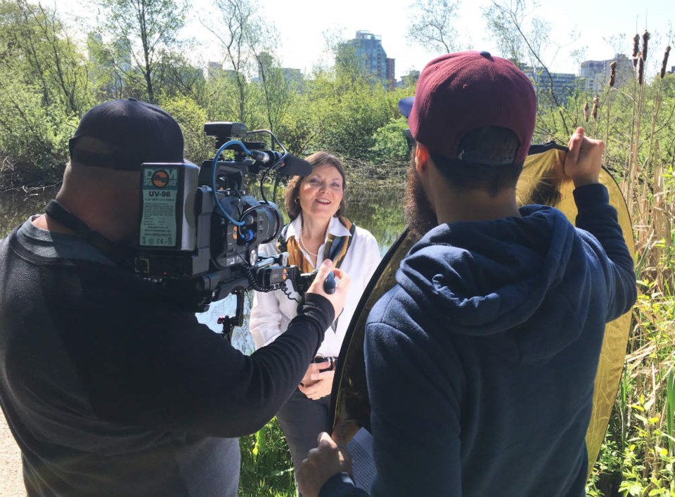  Vancouver Courier editor-in-chief Martha Perkins recounts what it was like to go into Lost Lagoon to find its secretive inhabitant to a Discovery Channel crew. - Celina Starnes