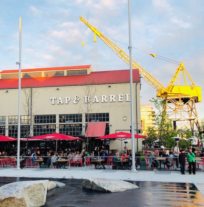  Photo of existing patio courtesy Tap & Barrel