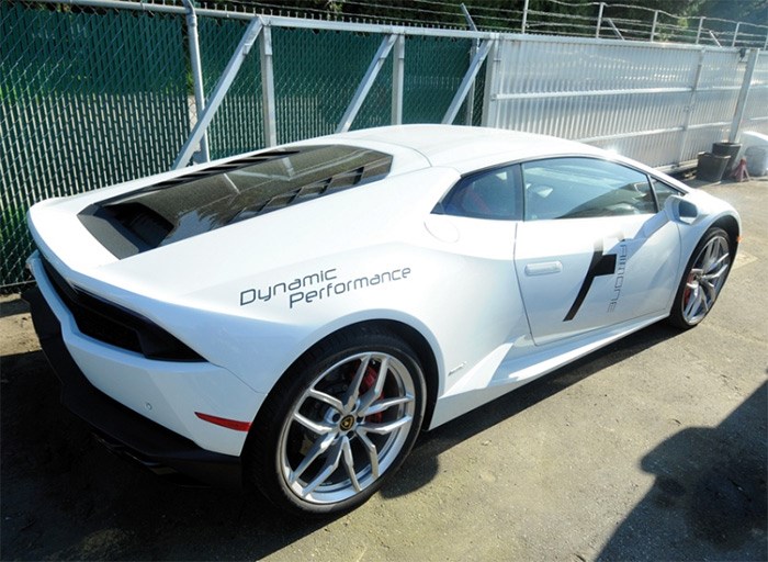  A 25-year-old Richmond driver had his 2016 Lamborghini impounded for seven days after being caught driving without a licence by West Vancouver police. photo Mike Wakefield, North Shore News