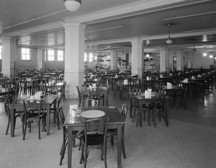  Hudson's Bay Company --cafeteria/interior of store at 674 Granville Street, Oct. 8, 1931 (Vancouver Archives)