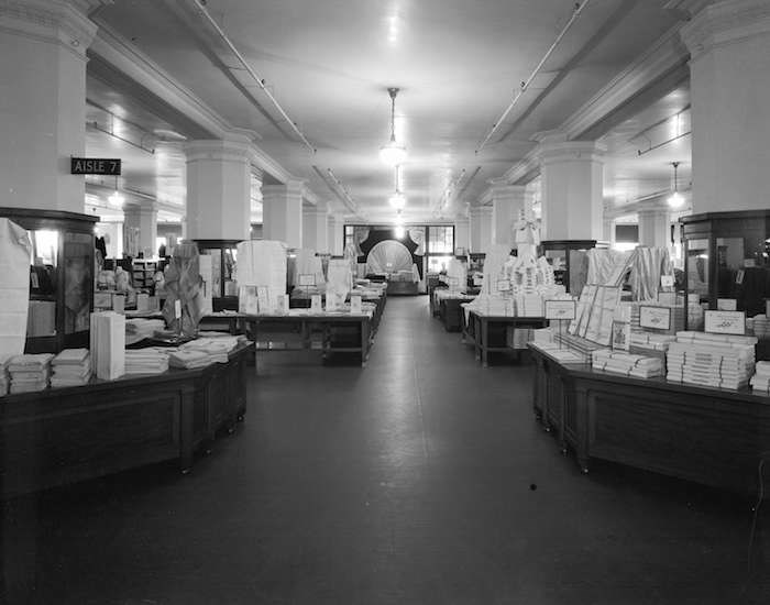  Hudson's Bay linen department, Oct. 8, 1931 (Vancouver Archives)