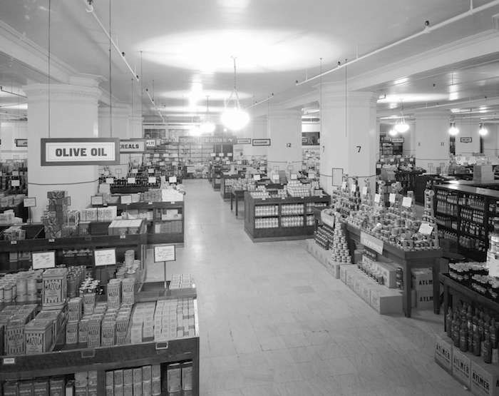  Hudson's Bay Grocery department, Oct. 8, 1931 (Vancouver Archives)