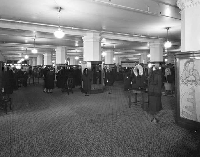  Hudson's Bay women's clothing, 1931 (Vancouver Archives)