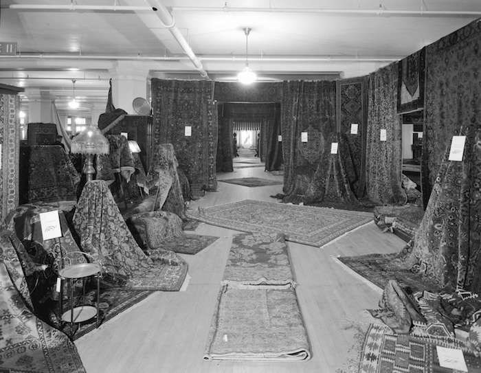  Hudson's Bay carpet department, 1931 (Vancouver Archives)